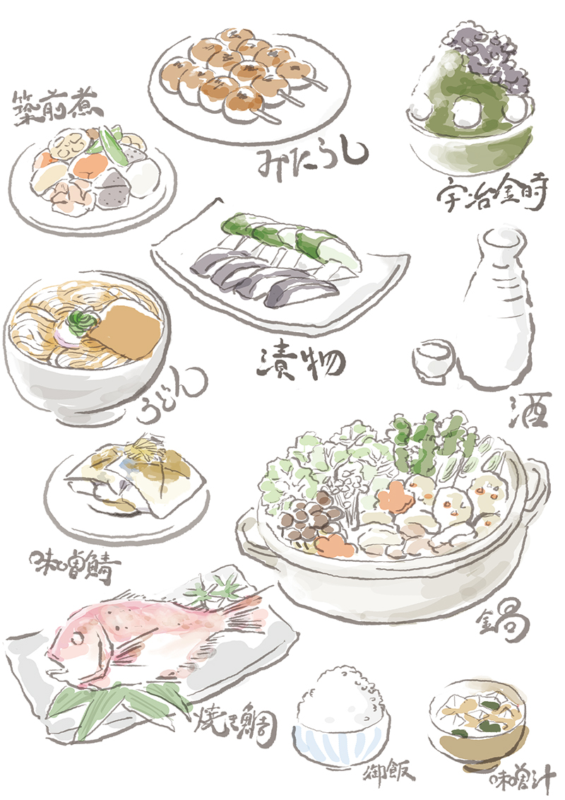 和食イラスト イラストレーター 横山次郎のホームページ